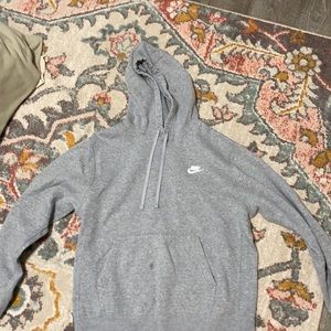Grey nike men’s medium hoodie